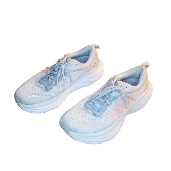 Hoka One One Shoes - Hoka One One Bondi 8 Women's Size 7.5 B Gray Running Shoes Sneakers 1127952HMLR